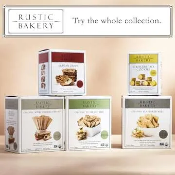 Rustic Bakery Handmade Sourdough Flatbread Crackers - Artisan Taste