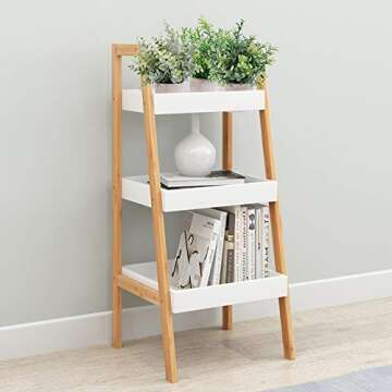 OUTLEE 3 Pack Mini Artificial Potted Plants Faux Eucalyptus Plants Boxwood Rosemary Greenery in Pots Small Houseplants for Home Decor Office Desk Shower Room Decoration