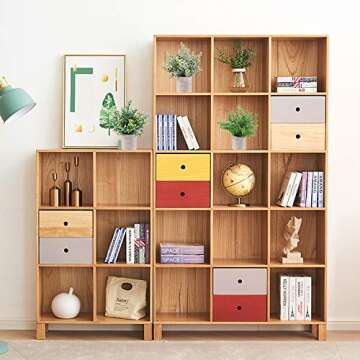 OUTLEE 3 Pack Mini Artificial Potted Plants Faux Eucalyptus Plants Boxwood Rosemary Greenery in Pots Small Houseplants for Home Decor Office Desk Shower Room Decoration