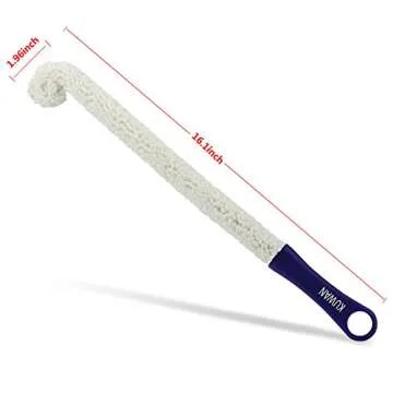 KUWAN Flexible Bottle Cleaning Brush for Decanters and Glasses