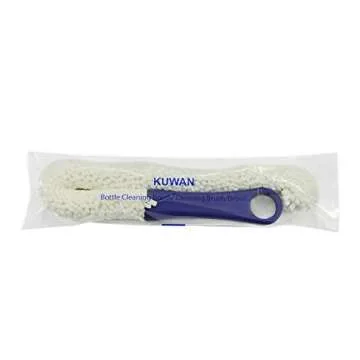 KUWAN Flexible Bottle Cleaning Brush for Decanters and Glasses