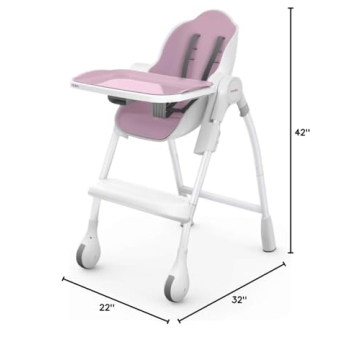 Oribel Cocoon High Chair in Stylish Pink for Modern Homes