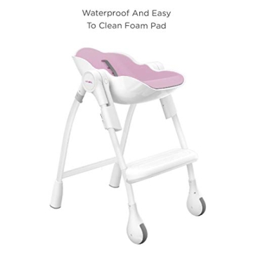 Oribel Cocoon High Chair in Stylish Pink for Modern Homes
