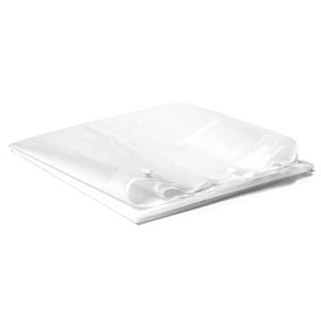 Hookless It's A Snap! Plastic PEVA Snap-In Replacement Shower Curtain Liner for Hookless Curtain wit...