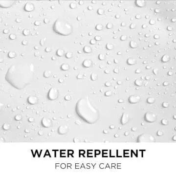 Hookless It's A Snap! Plastic PEVA Snap-In Replacement Shower Curtain Liner for Hookless Curtain with Sheer Window, 70" x 54", Water-Repellent, Easy Install, Frost