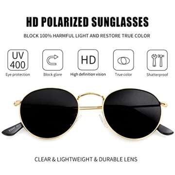 Stylish Kursan Round Polarized Sunglasses for All