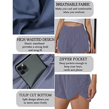 BMJL Women's Running Shorts - Quick Dry & Stylish Activewear