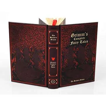 Grimm's Complete Fairy Tales Leather-bound Classic Book - Ideal Gift