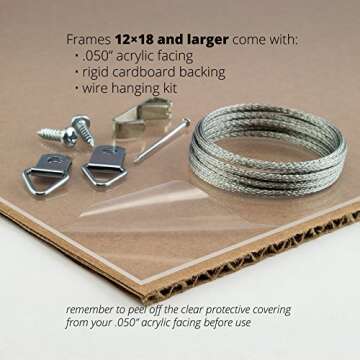 Craig Frames 314GD 16 x 20 Inch Picture Frame, Ornate Gold, Set of 2