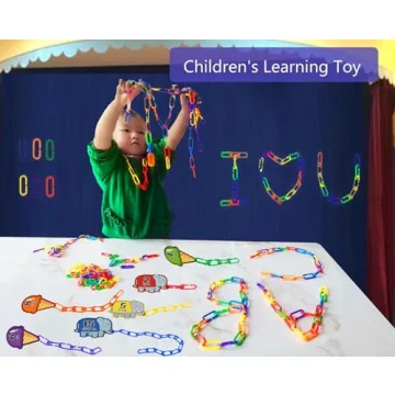 Hyamass 200PCS Rainbow C-Clips Chains for Pets & Kids