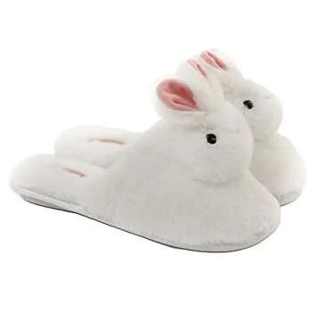 Plush Unicorn Head Slippers for Cozy Comfort