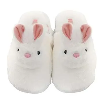 Plush Unicorn Head Slippers for Cozy Comfort