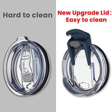 CIVAGO Insulated Tumbler with Lid and Straw, 20 oz Stainless Steel Vacuum Coffee Tumbler, Double Wall Coffee Cup, Thermal Travel Coffee Mug for Hot and Cold Drinks, Neon Pink