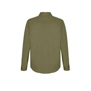 Men's Corduroy Long Sleeve Shirt - Casual Fall Style