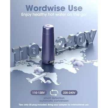 Compact Dual Voltage Travel Kettle for Hot Drinks Anywhere