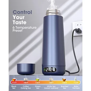 Compact Dual Voltage Travel Kettle for Hot Drinks Anywhere