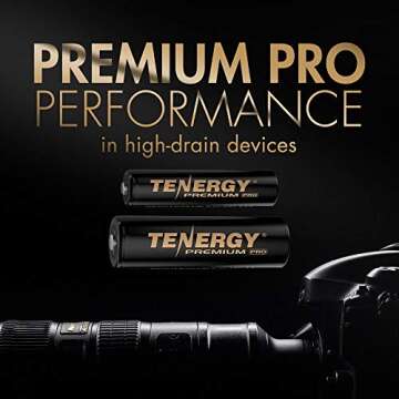 Tenergy Premium PRO Rechargeable NiMH AA & AAA Batteries, 2800mAh & 1100mAh, 24 Pack