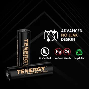 Tenergy Premium PRO Rechargeable Batteries - 24 Pack