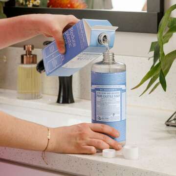 Dr. Bronner's Pure-Castile Soap - Eco-Friendly & Multipurpose