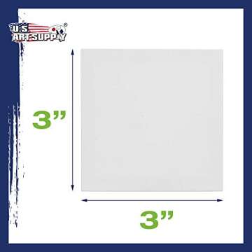 Mini Primed Stretched Canvases - Perfect for Crafts & Art