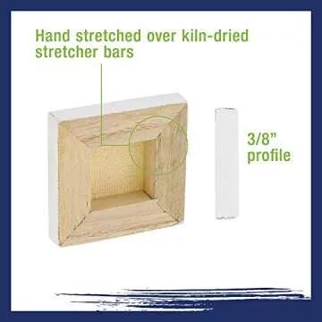 Mini Primed Stretched Canvases - Perfect for Crafts & Art
