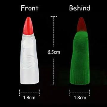 50 Halloween Witch Fingers Glow in the Dark for Festive Fun