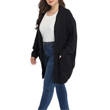 Classic Plus Size Oversized Cardigan for Women