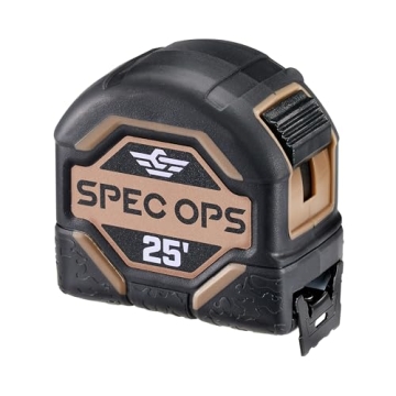 Spec Ops Tools 25-Foot Tape Measure: Durable, Visible, Easy-to-Use!