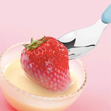 Kirecoo 2 Set Toddler Utensils Safe Stainless Steel Set