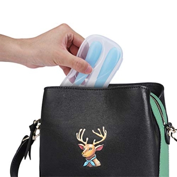 Kirecoo 2 Set Toddler Utensils Safe Stainless Steel Set