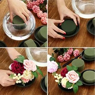 Maitys 12 Pieces Round Floral Foam for Flower Arrangements