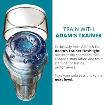 Adam and Eve Adam's Trainer by Fleshlight, Intensity Chambers to Enhance Stimulation, Male Masturbat...