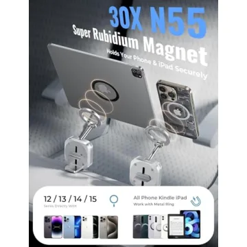 LISEN Travel Essentials Airplane Phone Holder for MagSafe