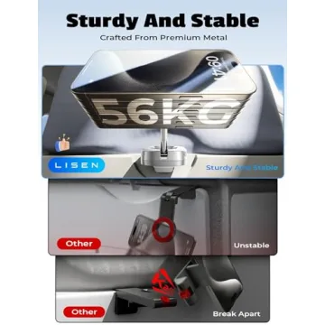 LISEN Travel Essentials Airplane Phone Holder for MagSafe