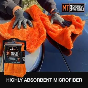 Suds Lab Premium Microfiber Detailing Towels: Ultra-Soft, Lint-Free Cleaning Cloths for Car, Home, a...