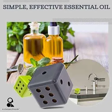 Peppermint Oil for Mice - Mice Dice Mouse Solution for Home and Outdoor - 6 Pack