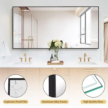 Koonmi 71x31 Floor Mirror with Stand for All Rooms