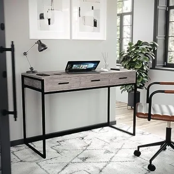 Martha Stewart Ollie Home Office Desk with Drawers