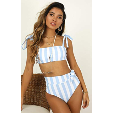 Blooming Jelly Women's High Waisted Bikini Set for Summer