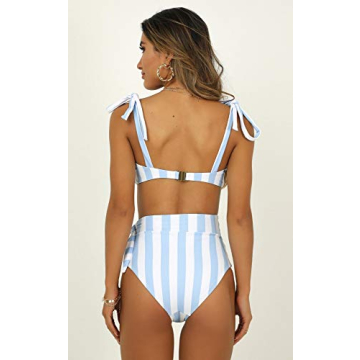 Blooming Jelly Women's High Waisted Bikini Set for Summer