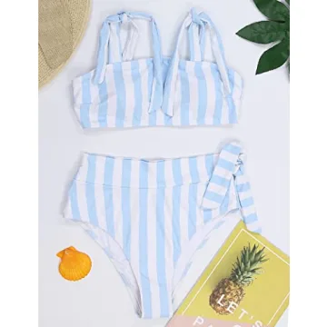 Blooming Jelly Women's High Waisted Bikini Set for Summer