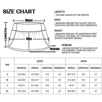 High Waisted 2 in 1 Lindanina Athletic Shorts for Women