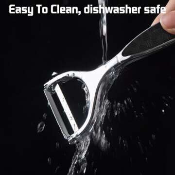 Vegetable Peeler for Kitchen, NewGF Fruit Potato Carrot Apple Peeler, Good Grip and Durable Y and I Shaped Stainless Steel Peelers, with Ergonomic Non-Slip Handle & Sharp Blade (2PCS)