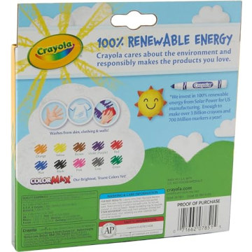 Crayola Washable Markers - Bright Colors for Creative Kids