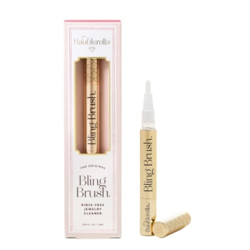 Baublerella Bling Brush, Jewelry Cleaner Pen for Gemstones and Fashion Jewelry, Rinse Free, Made in ...