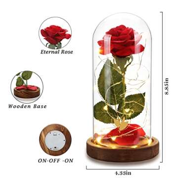 Valentine's Gifts for Her | Beauty and The Beast Rose