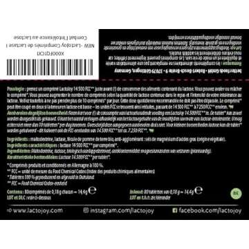 LactoJoy Lactase Pills - Enjoy Dairy Again!