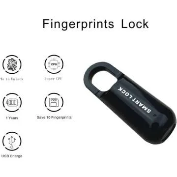 Secure Student Backpack with Smart Fingerprint Padlock