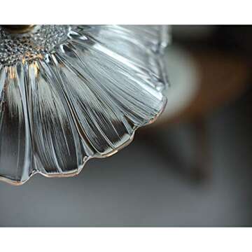 SKIVTGLAMP Dimmable Hanging Swag Pendant Lamp 15ft Plug-in