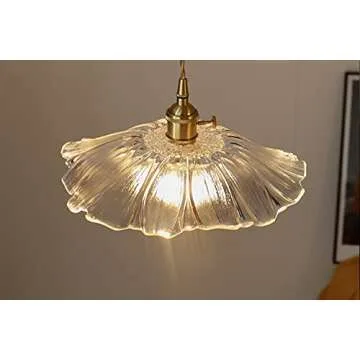 SKIVTGLAMP Dimmable Hanging Swag Pendant Lamp 15ft Plug-in